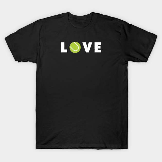 LOVE (TENNIS) T-Shirt by encip